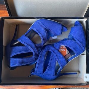 christian siriano for payless blue heels